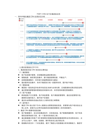 CRM在汽车集团的应用及某汽车案例