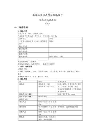 B2C电子商务平台信息系统设计书v10