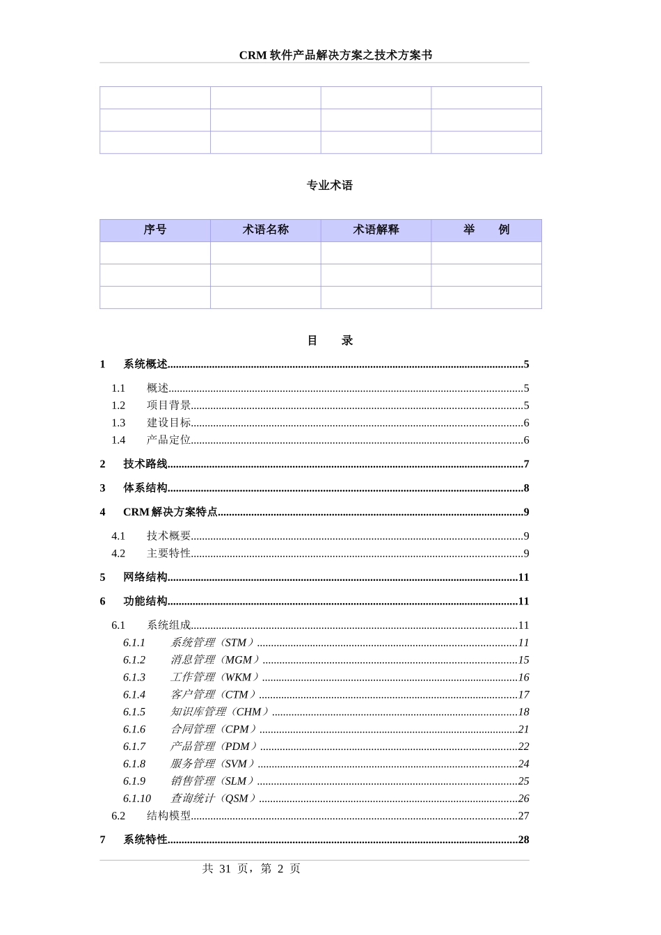 CRM软件产品之技术解决方案书_第2页