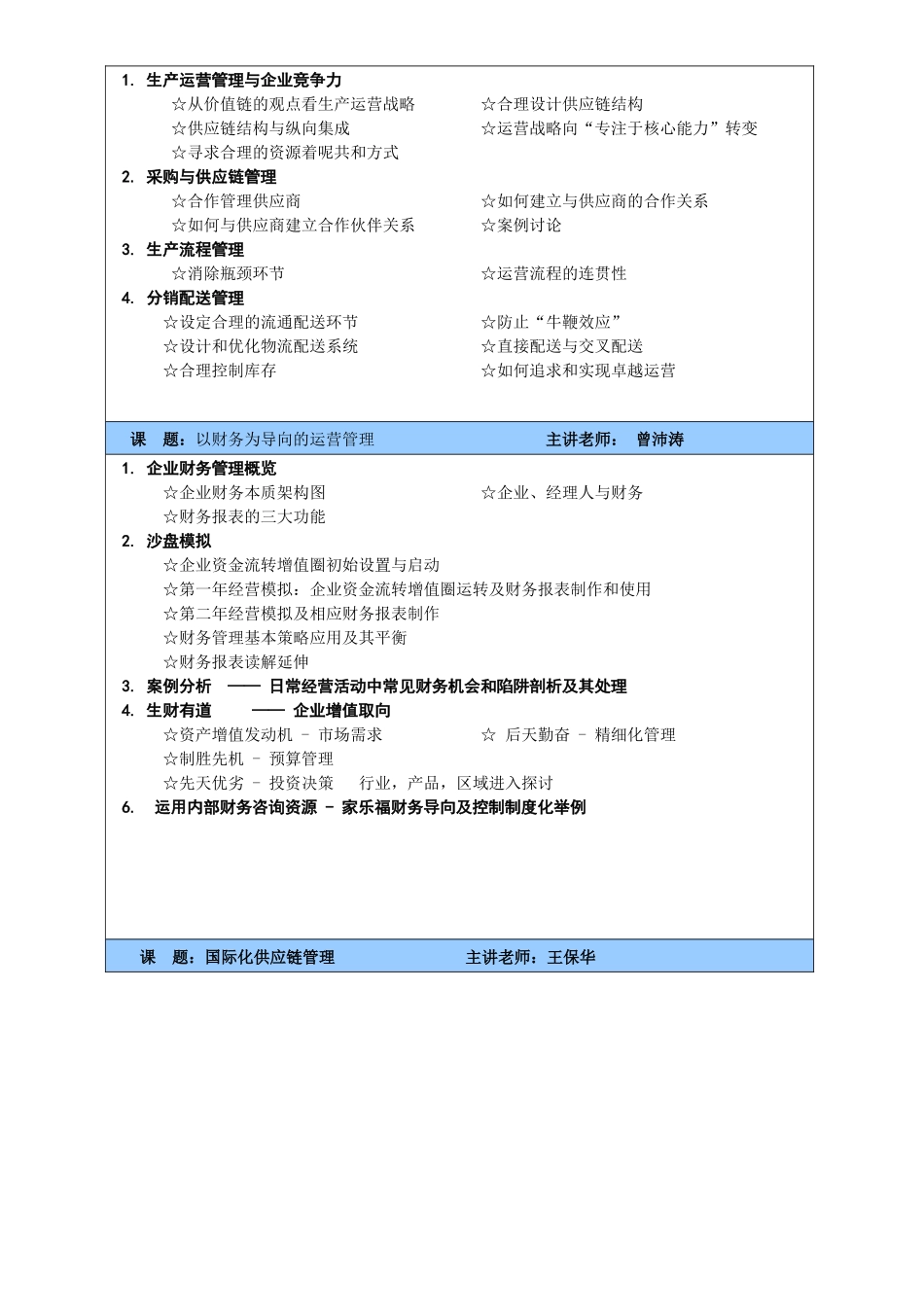 中国运营经理(SCM)国际特训班_第2页