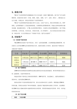T6 CRM_产品介绍