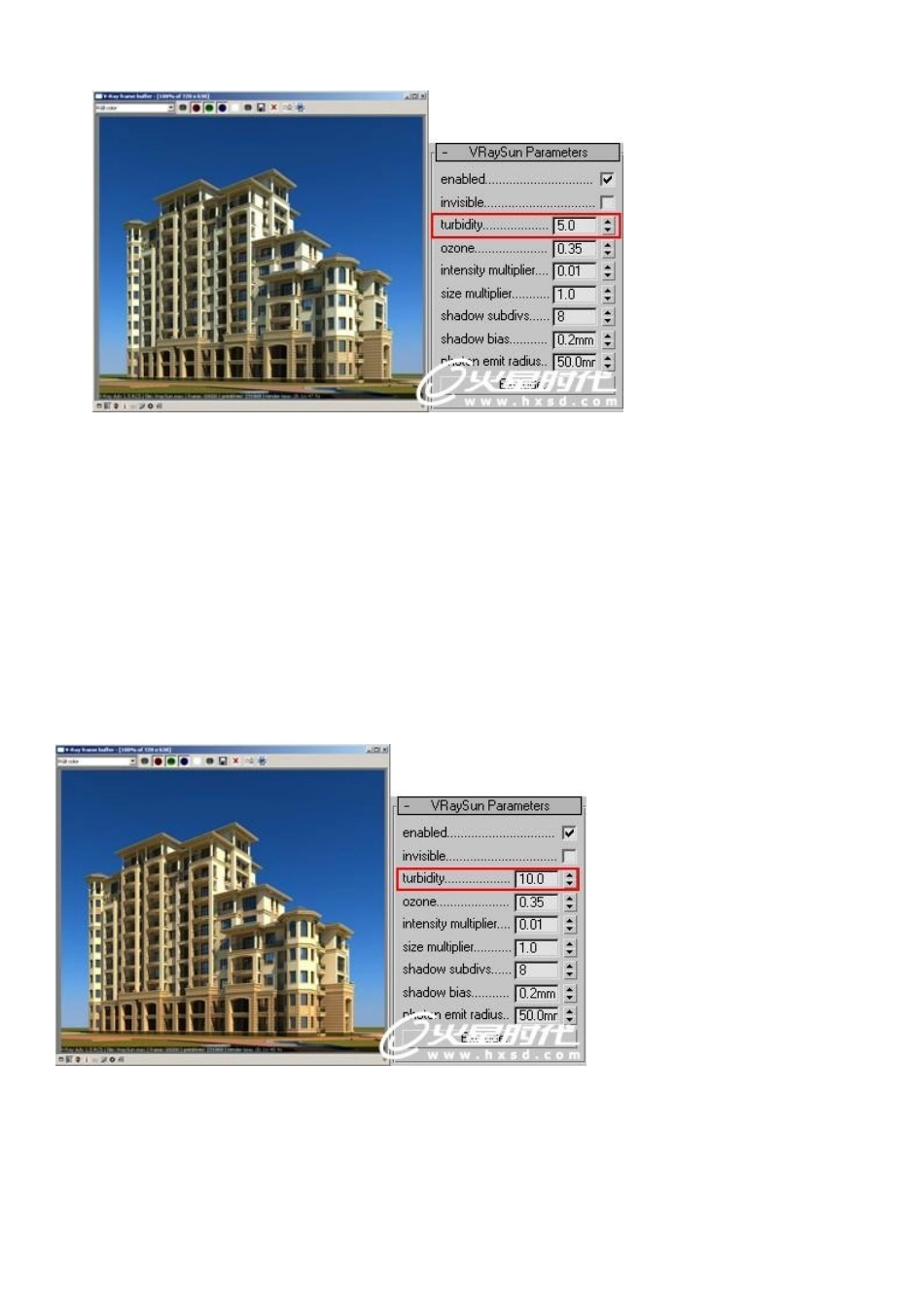 VRaySun阳光、VRaySky天光详解_第2页