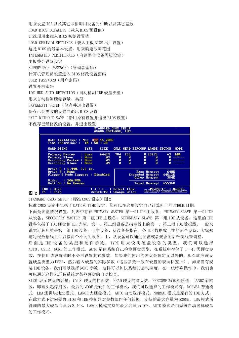 各种BIOS详细设置图解_第2页