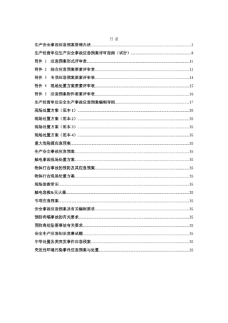 应急预案、专项应急预案、现场处置方案(DOC41页)