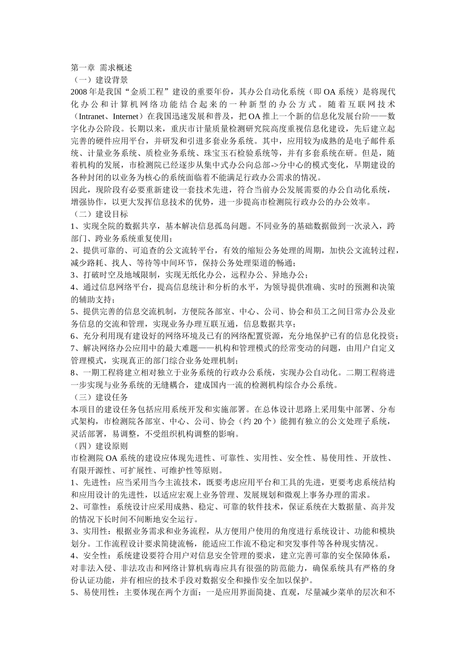 oa项目阐述_第1页