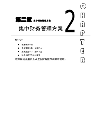 ERP系统实施-用友-用友ERP方案-02第二章集团财务