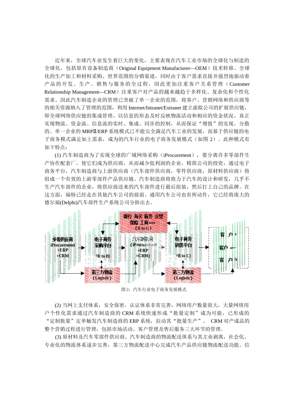中国物资流通：汽车行业实施电子商务的战略步骤研究_第2页