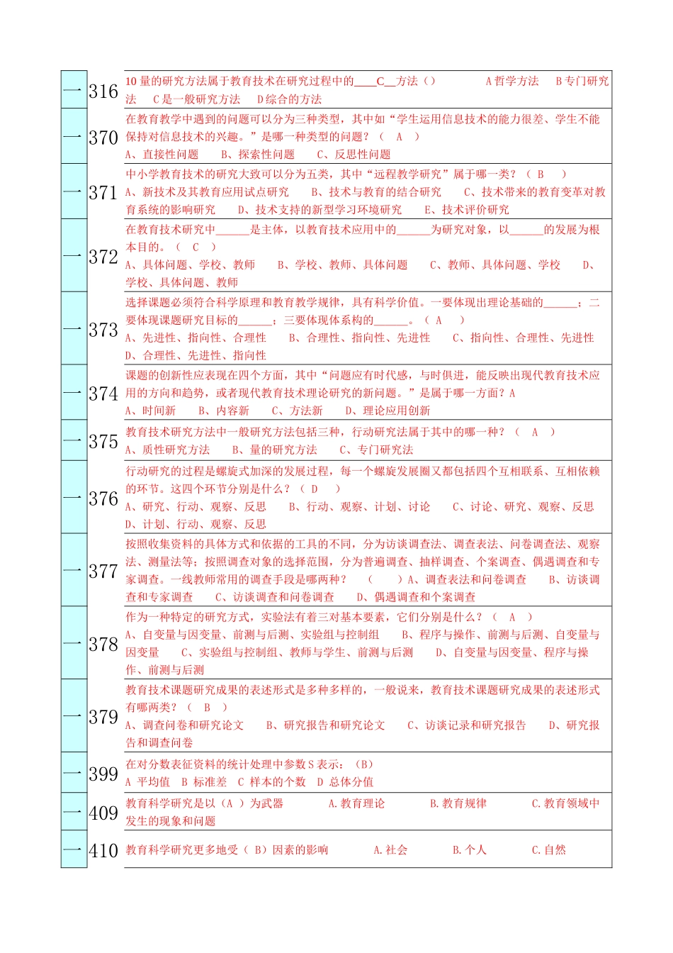 信息技术与远程教育培训试题(青县第十章)_第3页