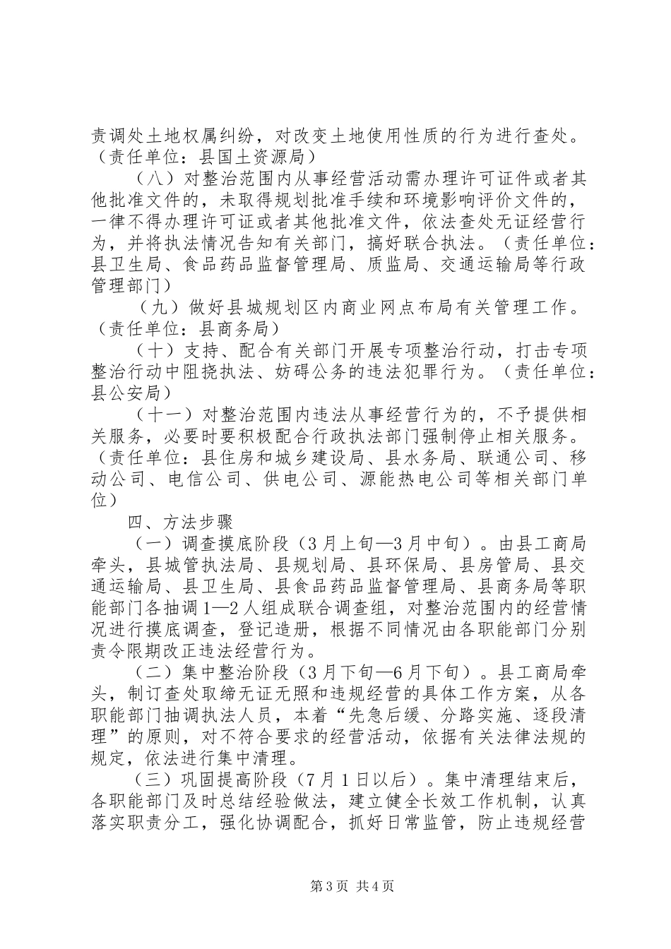 县城经营活动整治工作方案_第3页