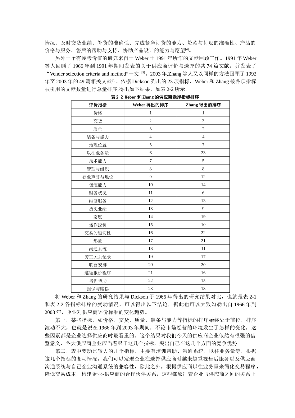 供应链管理下供应商的评价选择研究现状综述_第3页