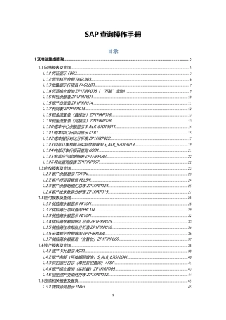 ZIJIN_财务组_SAP查询操作手册_V10_XXXX0424