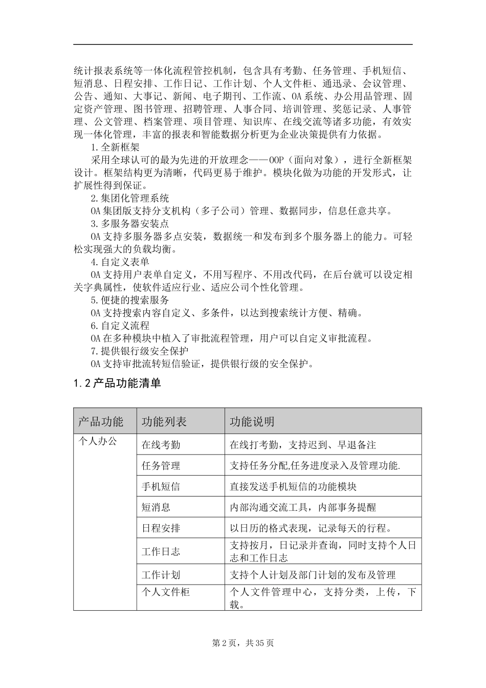 OA产品功能介绍_第2页