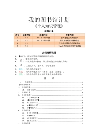 【个人知识管理目录】XXXX年1月17日