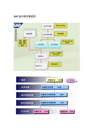 SAP科目表详解