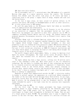 VOA与BBC英汉对照阅读学习资料