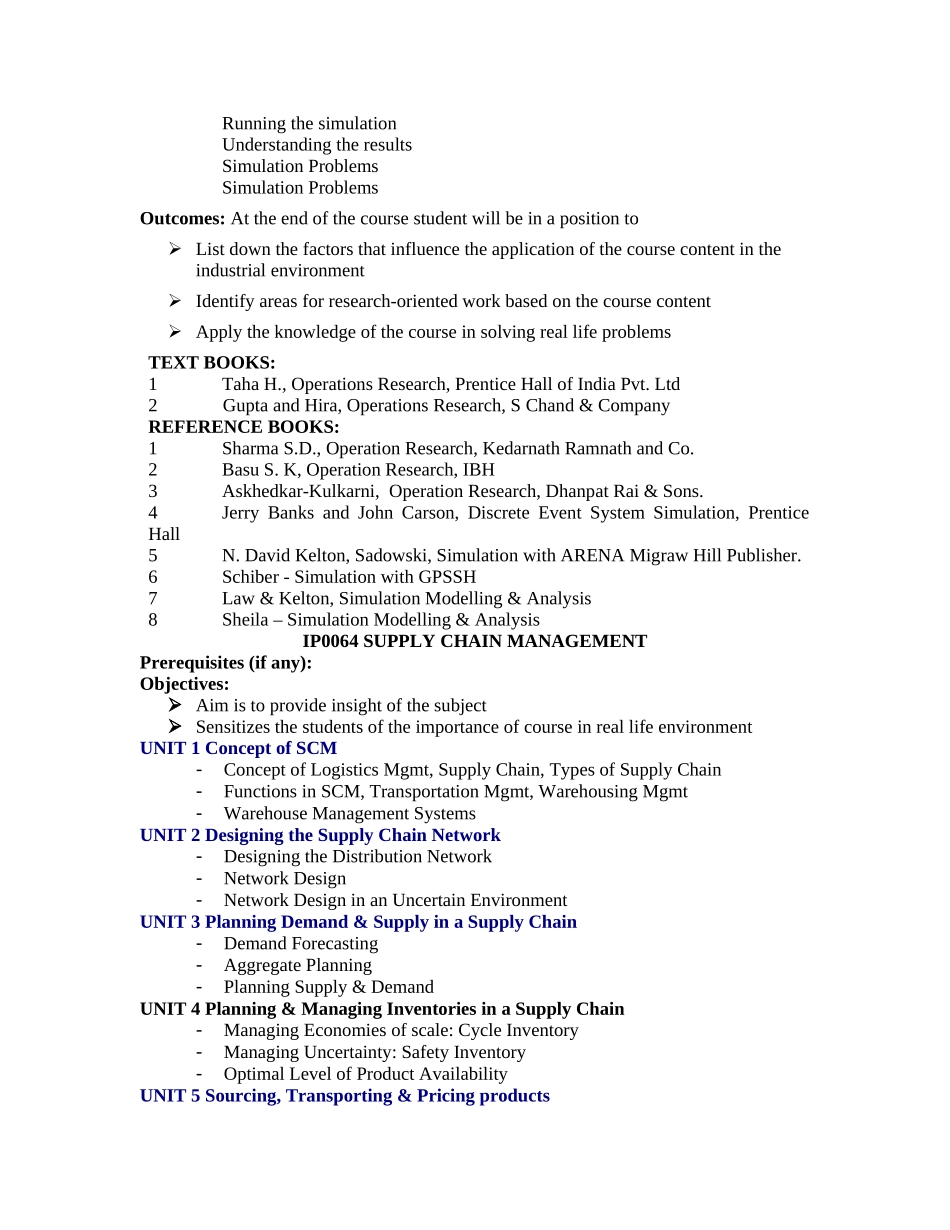 IP0234 OPERATIONS RESEARCH IIdoc_第2页