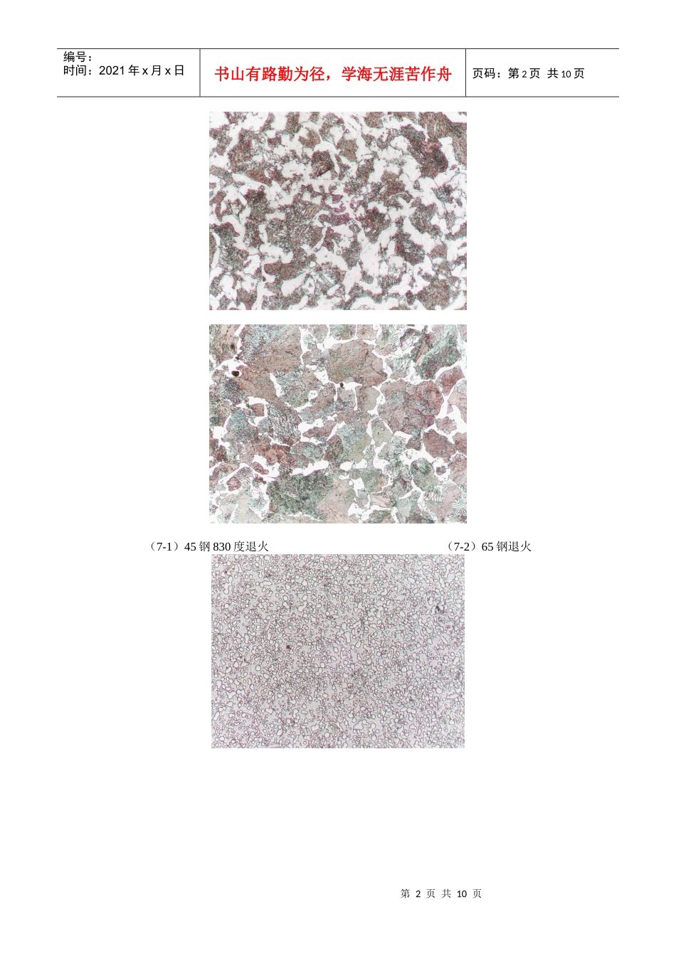 常见固态相变组织观察实验_第2页