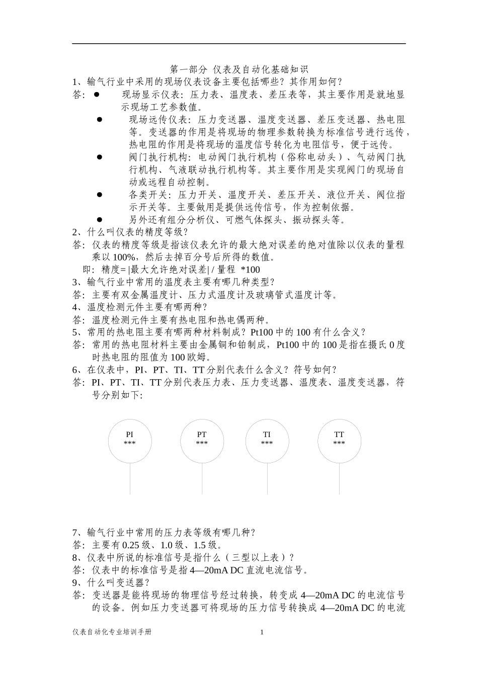 仪表自动化专业培训手册(缩)_第2页