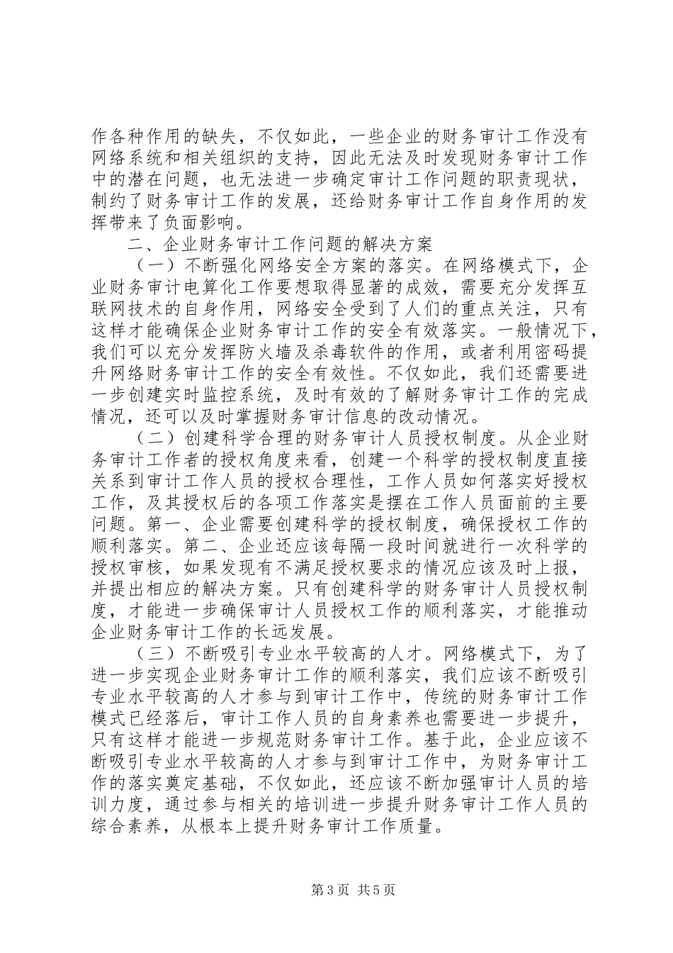 企业财务审计解决方案_第3页