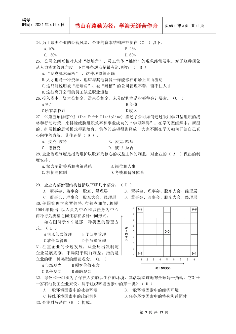 工商企业管理考试复习题[1]1_第3页
