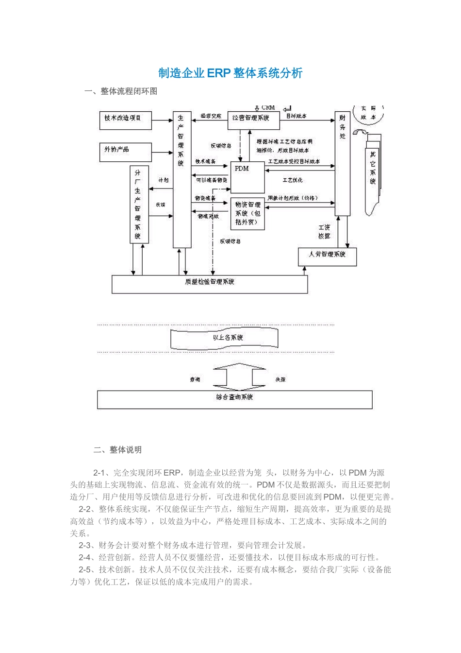 制造企业erp整体系统分析_第1页