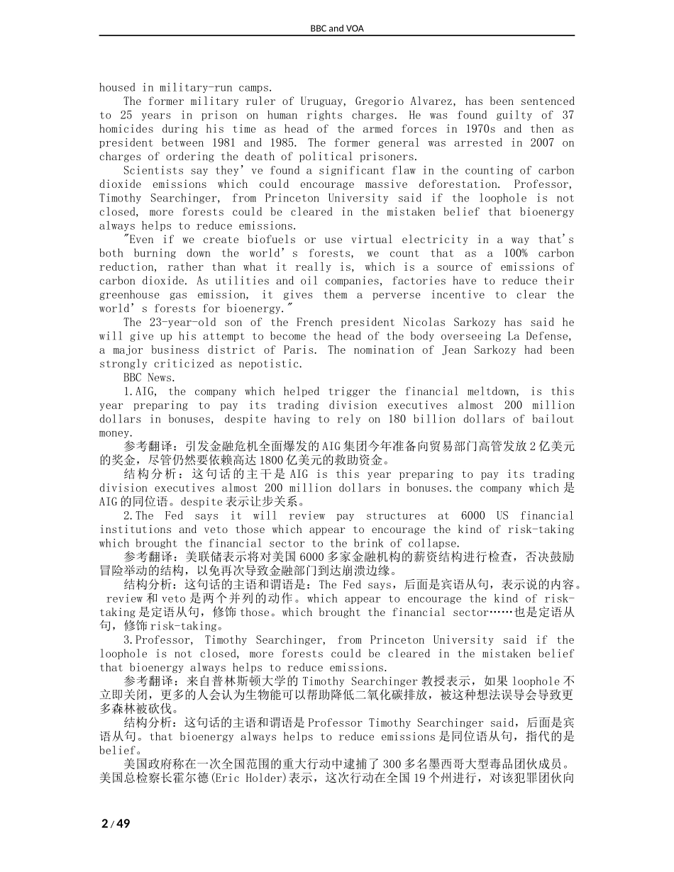 VOA与BBC英汉对照阅读自动化学习资料_QGF_第2页