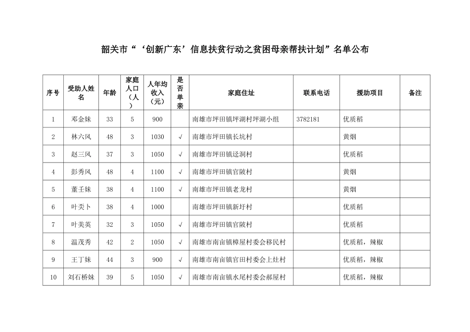 “创新广东信息化扶贫行动之贫困母亲帮扶计划”项目_第2页