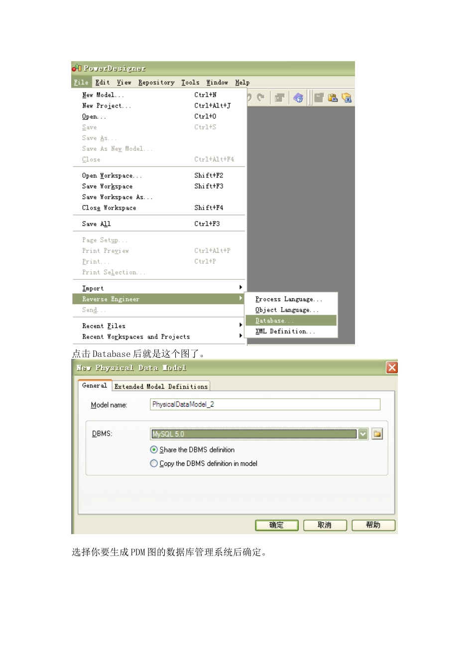 利用Powerdesigner15和PDMReader生成数据库说明文档_第2页