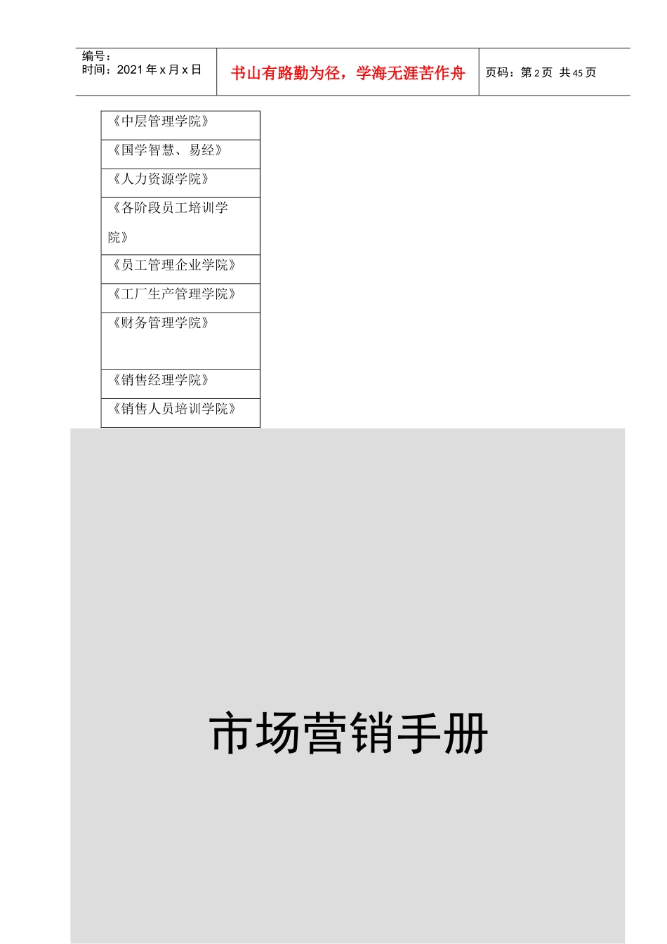 市场营销管理精选手册_第2页
