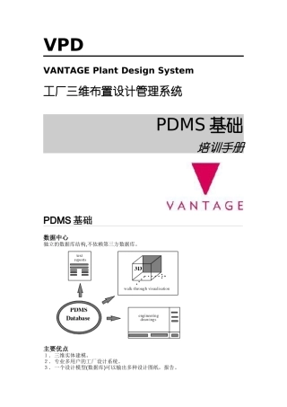 PDMS基础
