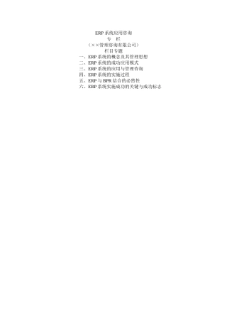 ERP系统的应用模式