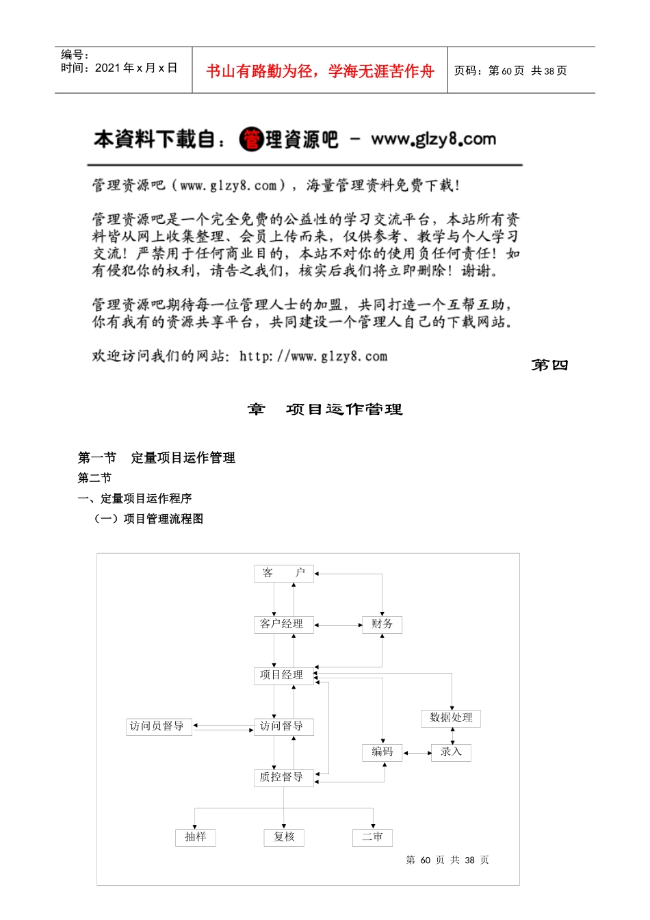 市场调查实地执行实务--项目运作管理第四章_第1页