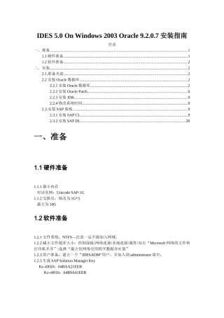 SAPIDES50安装教程