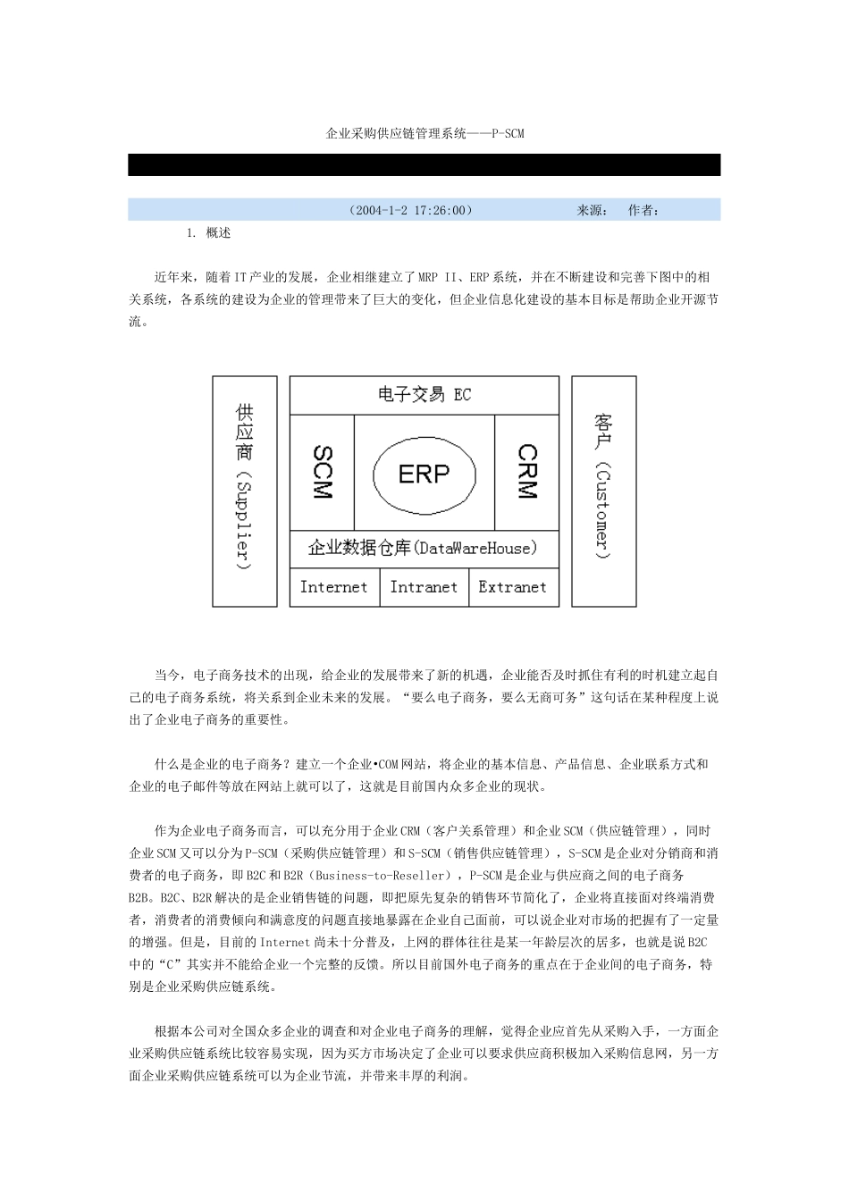 企业采购供应链管理系统_第1页