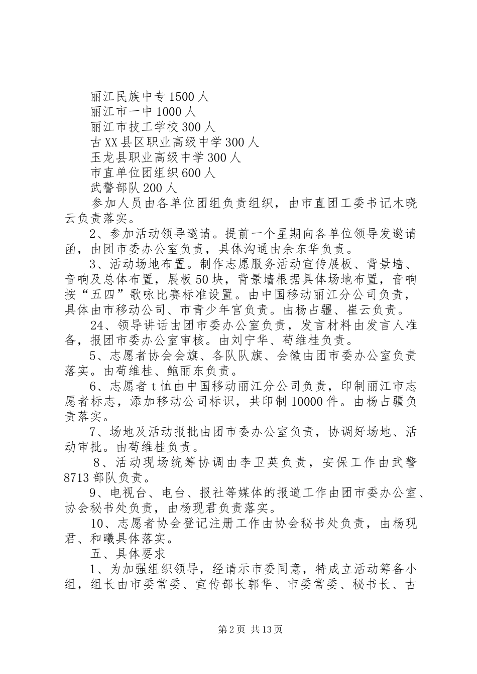 志愿者协会成立大会方案_第2页