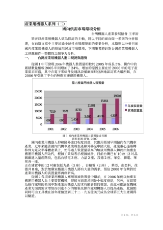 产业用机器人系列(二)