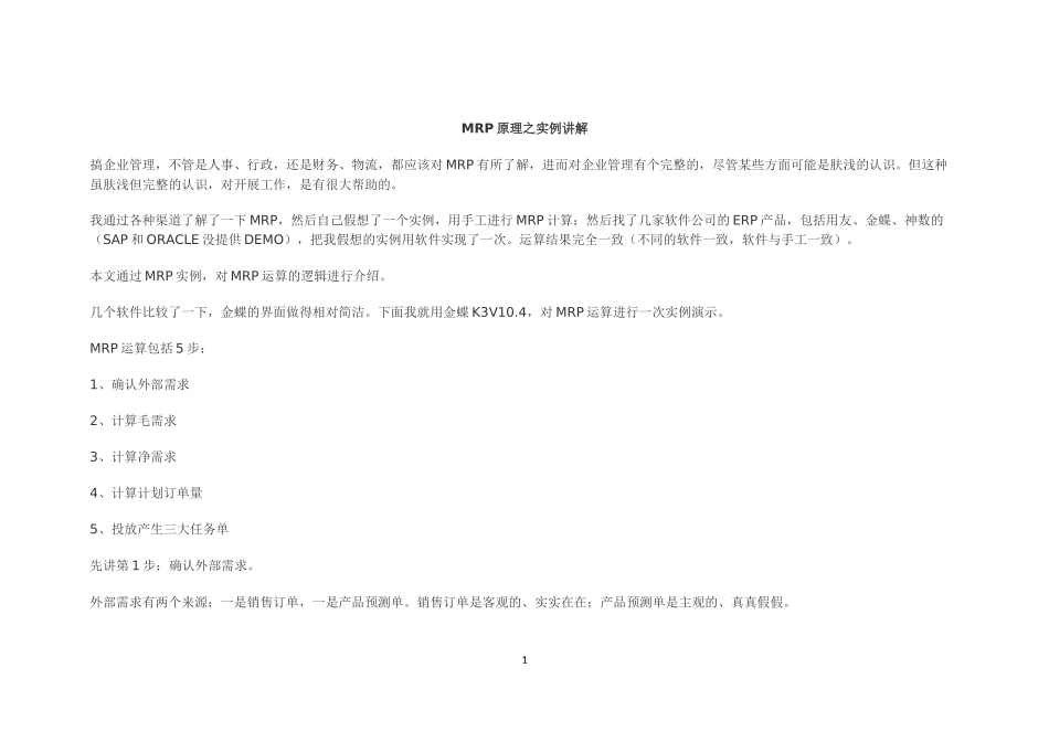 MRP原理之实例讲解_第1页
