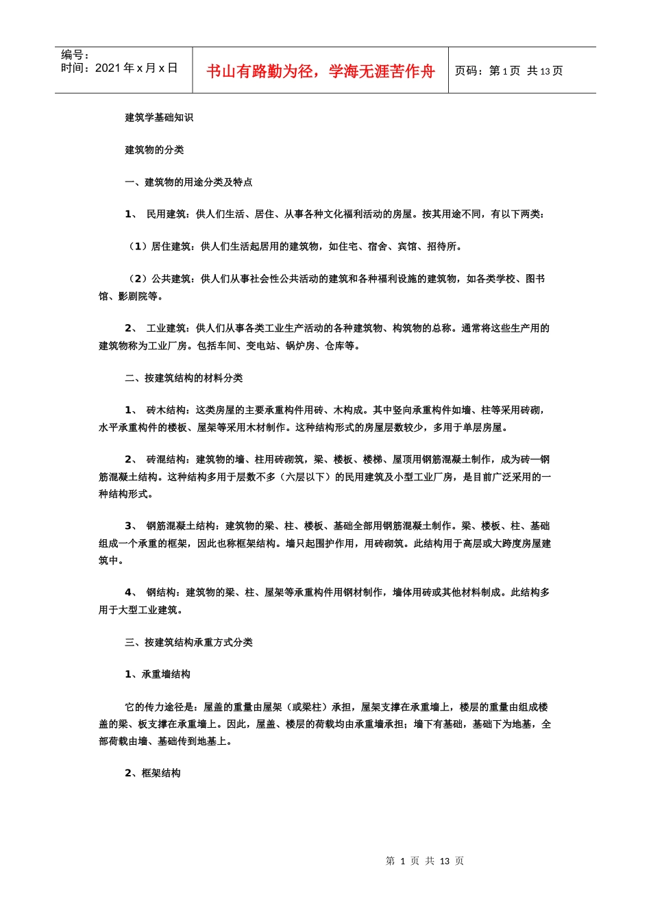 建筑学基础知识_第1页