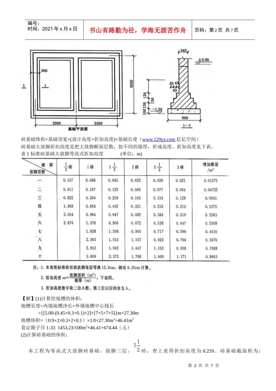建筑工程土石方计算大全_第2页