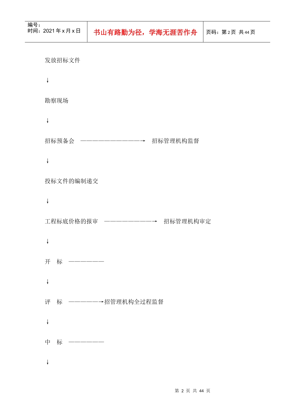 建设单位工程招标流程_第2页