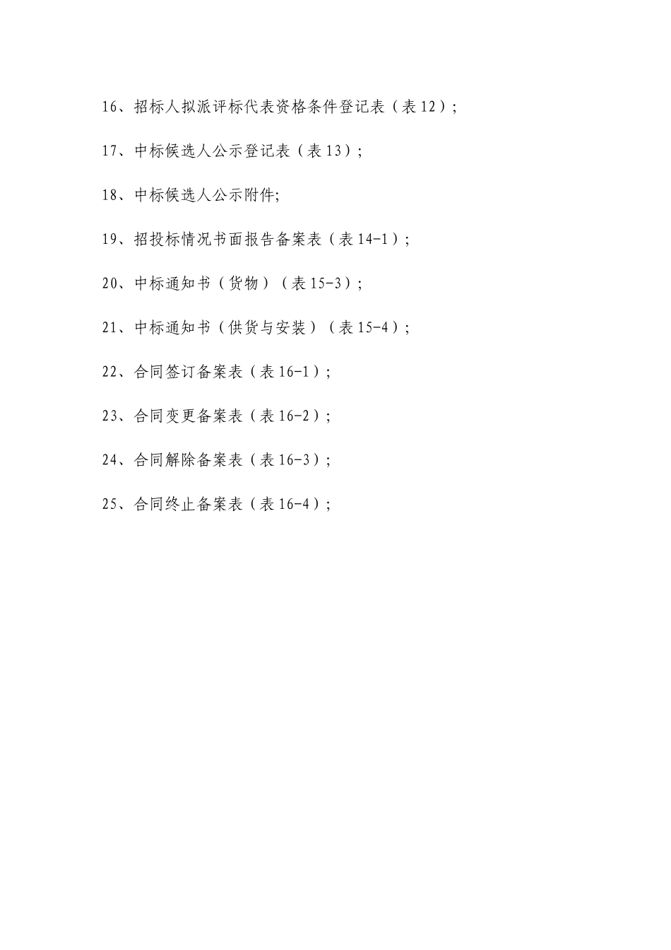 建设工程货物招标“站式”办公备案登记表_第2页