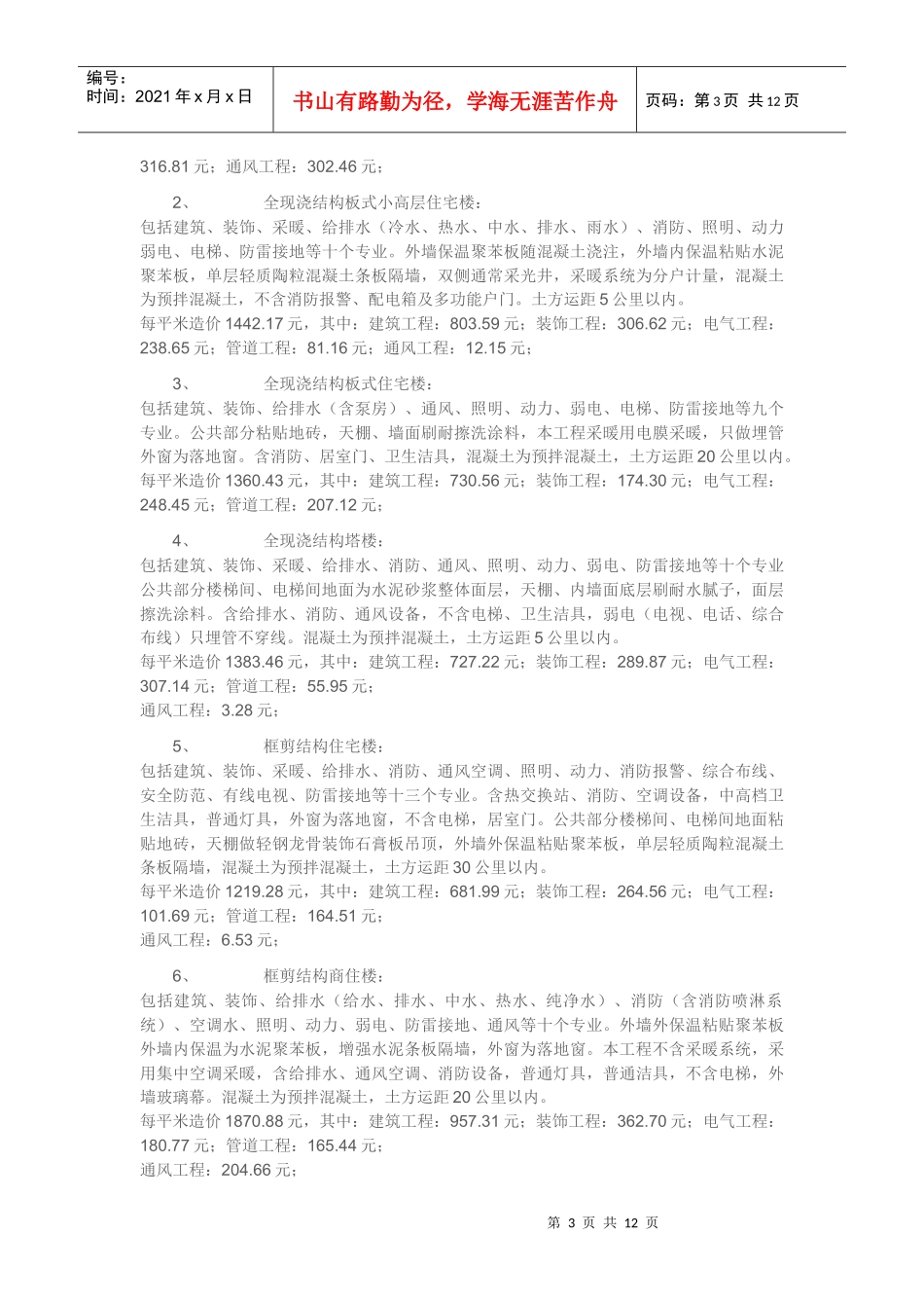 建筑安装费用_第3页