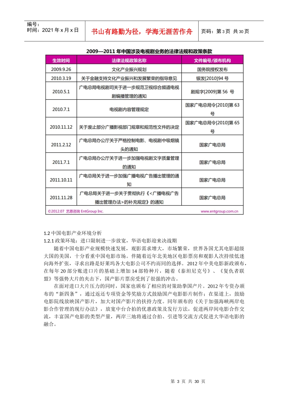 影视产业研究报告_第3页