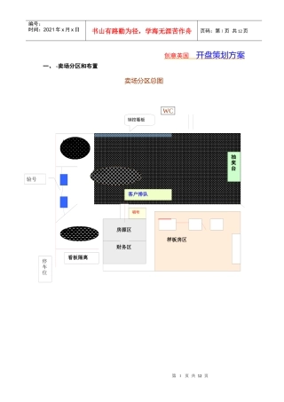 开盘策划总案图