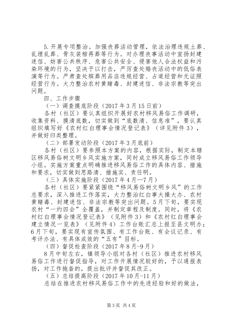移风易俗树文明乡风实施方案_第3页