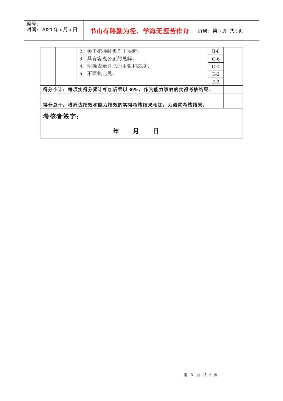 开发科-产品研发兼外包管理绩效考核指标(KPI)_第3页