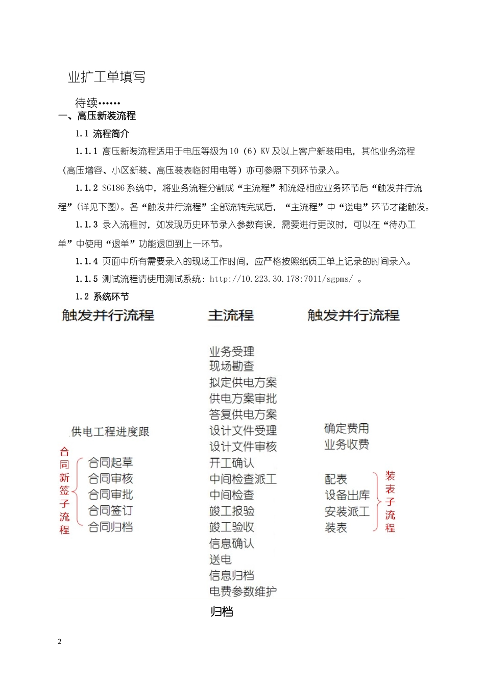 高压新装增容业务流程操作手册_第2页