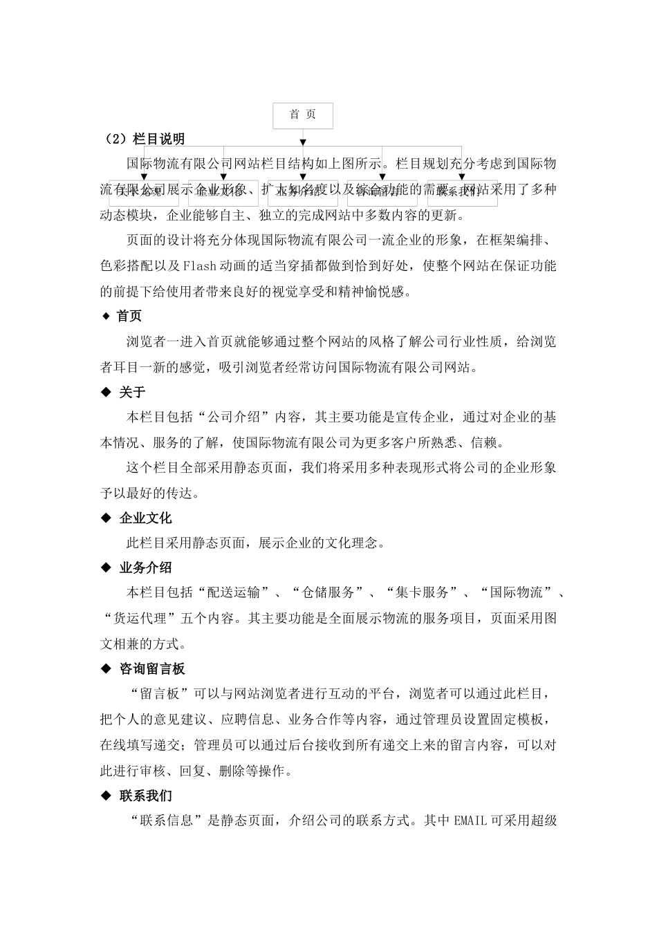 国际物流网站建设方案_第3页