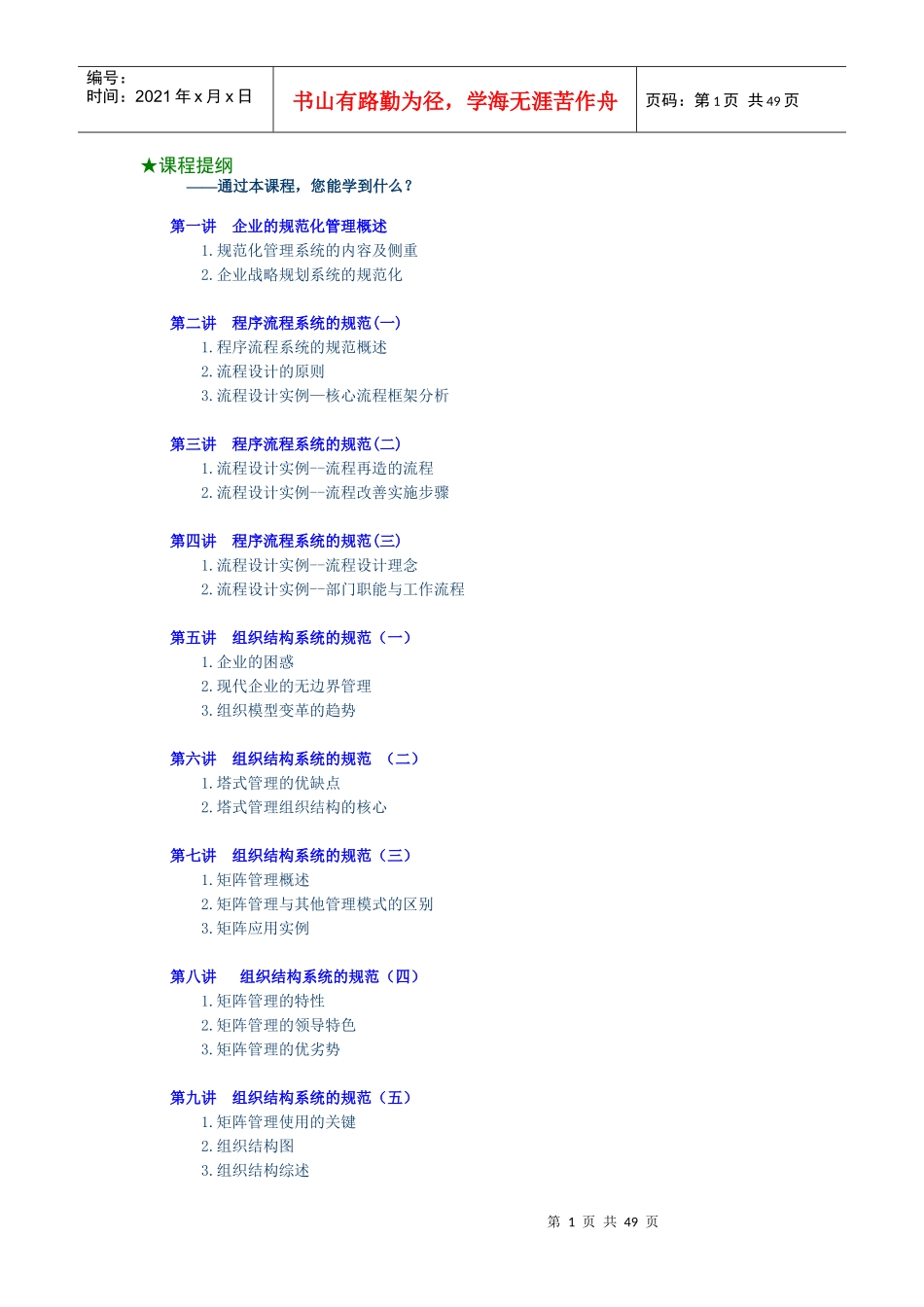 强烈推荐-企业规范化管理_第1页