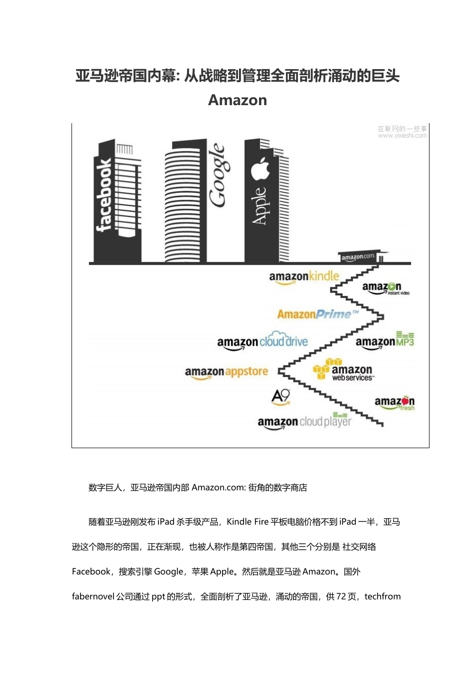 电商--亚马逊帝国内幕_第1页